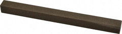 Norton - 6" Long x 1/2" Wide x 1/2" Thick, Aluminum Oxide Sharpening Stone - Square, Coarse Grade - Exact Tool & Supply