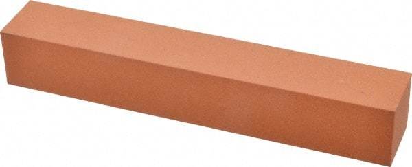 Norton - 6" Long x 1" Wide x 1" Thick, Aluminum Oxide Sharpening Stone - Square, Fine Grade - Exact Tool & Supply