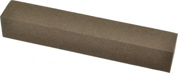 Norton - 6" Long x 1" Wide x 1" Thick, Aluminum Oxide Sharpening Stone - Square, Coarse Grade - Exact Tool & Supply