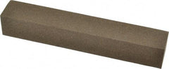 Norton - 6" Long x 1" Wide x 1" Thick, Aluminum Oxide Sharpening Stone - Square, Coarse Grade - Exact Tool & Supply