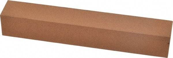 Norton - 6" Long x 1" Wide x 1" Thick, Aluminum Oxide Sharpening Stone - Square, Medium Grade - Exact Tool & Supply