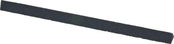 Norton - 4" Long x 1/4" Wide x 1/4" Thick, Silicon Carbide Sharpening Stone - Triangle, Fine Grade - Exact Tool & Supply