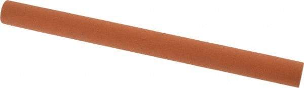 Norton - 6" Long x 1/2" Diam x 1/2" Thick, Aluminum Oxide Sharpening Stone - Round, Fine Grade - Exact Tool & Supply