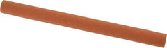 Norton - 6" Long x 1/2" Diam x 1/2" Thick, Aluminum Oxide Sharpening Stone - Round, Fine Grade - Exact Tool & Supply