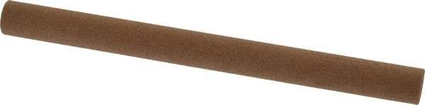 Norton - 6" Long x 1/2" Diam x 1/2" Thick, Aluminum Oxide Sharpening Stone - Round, Medium Grade - Exact Tool & Supply