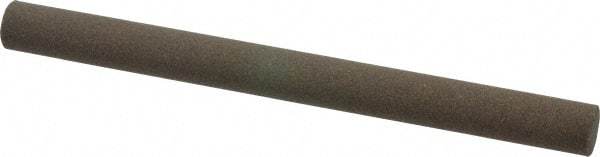 Norton - 6" Long x 1/2" Diam x 1/2" Thick, Aluminum Oxide Sharpening Stone - Round, Coarse Grade - Exact Tool & Supply