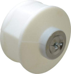 Made in USA - 7" Overall Height, 10-1/2" OD Rotary Tumbler Barrel - 1-1/2 Gal Capacity - Exact Tool & Supply