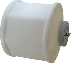 Made in USA - 10-1/2" Overall Height, 10-3/4" OD Rotary Tumbler Barrel - 2-1/2 Gal Capacity - Exact Tool & Supply