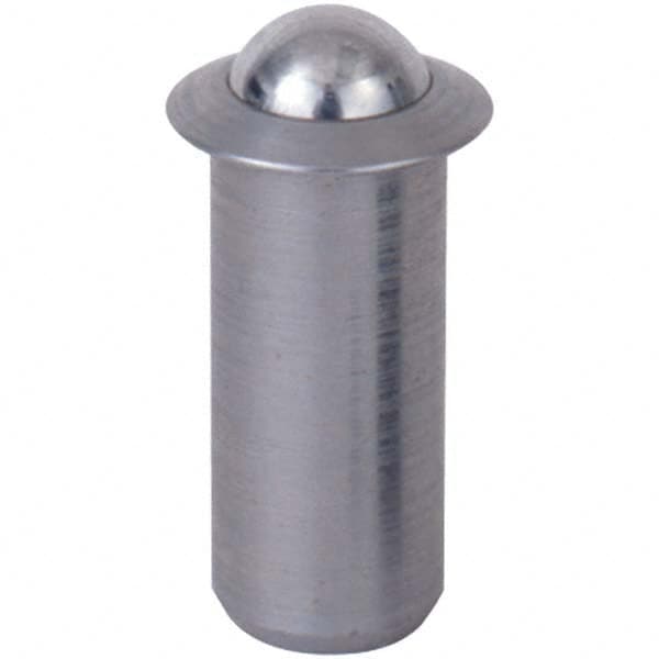 TE-CO - Press-Fit Ball Plungers Body Diameter (Decimal Inch): 0.2500 Body Length (Decimal Inch): 0.5240 - Exact Tool & Supply