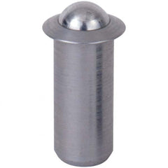 TE-CO - Press-Fit Ball Plungers Body Diameter (Decimal Inch): 0.3750 Body Length (Decimal Inch): 0.8680 - Exact Tool & Supply