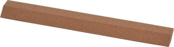 Norton - 4" Long x 9/16" Wide x 3/16" Thick, Aluminum Oxide Sharpening Stone - Diamond, Medium Grade - Exact Tool & Supply