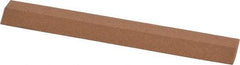 Norton - 4" Long x 9/16" Wide x 3/16" Thick, Aluminum Oxide Sharpening Stone - Diamond, Medium Grade - Exact Tool & Supply