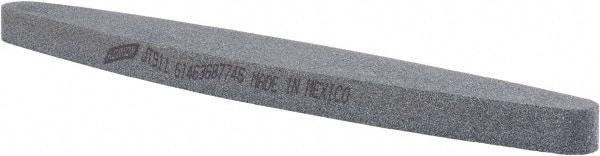 Norton - 9-1/2" Long x 1-3/8" Wide x 1/2" Thick, Silicon Carbide Sharpening Stone - Rectangle - Exact Tool & Supply