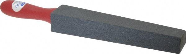 Norton - 1-1/4" Wide x 14" OAL, Silicon Carbide Sharpening Stone - Taper, Coarse Grade, 180 Grit - Exact Tool & Supply