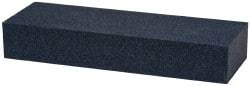 Norton - 6" Long x 2" Wide x 1" Thick, Silicon Carbide Sharpening Stone - Rectangle, Medium Grade - Exact Tool & Supply