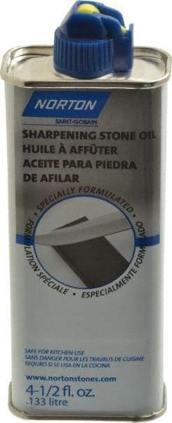 Norton - Sharpening Stone Oil Container Size Range: Smaller than 16 oz. Food Grade: NonFoodGrade - Exact Tool & Supply