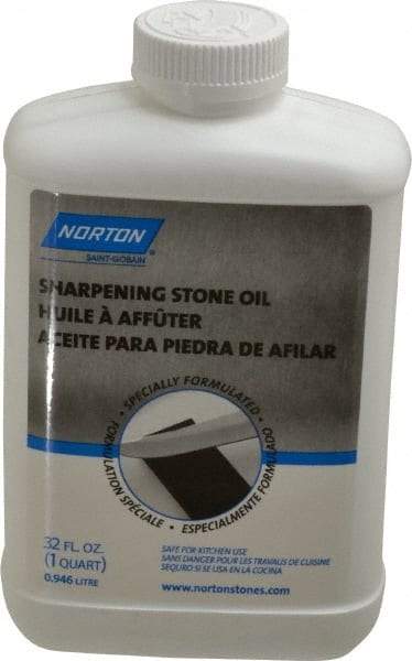 Norton - Sharpening Stone Oil Container Size Range: 32 oz. - 127.9 oz. Food Grade: NonFoodGrade - Exact Tool & Supply