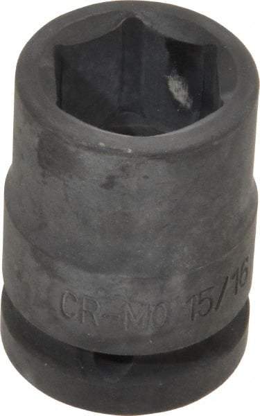 Blackhawk by Proto - 3/4" Drive 15/16" Standard Impact Socket - 6 Points, 2" OAL - Exact Tool & Supply