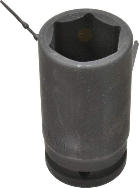 Blackhawk by Proto - 3/4" Drive 1-1/4" Deep Impact Socket - 6 Points, 3-1/4" OAL - Exact Tool & Supply
