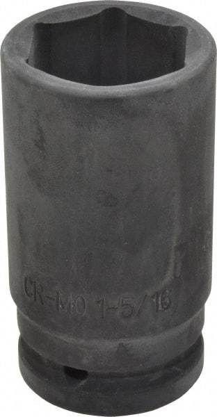Blackhawk by Proto - 3/4" Drive 1-5/16" Deep Impact Socket - 6 Points, 3-1/4" OAL - Exact Tool & Supply