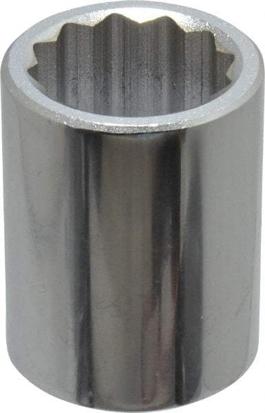 Blackhawk by Proto - 1-1/8", 3/4" Drive, Standard Hand Socket - 12 Points, 2-13/64" OAL - Exact Tool & Supply