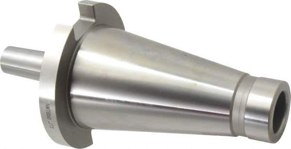 Accupro - NMTB50 Outside Taper, JT3 Inside Taper, NMTB to Jacobs Taper Adapter - 1.3" Projection - Exact Tool & Supply