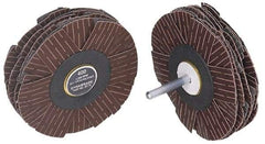 Dynabrade - 4" Diam 180 Grit Coated Sanding Star - Very Fine Grade, Spindle Mount - Exact Tool & Supply