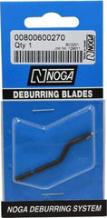 Noga - 1/8" Max Head Diam Countersink Blade - High Speed Steel, Right Handed Blade, Compatible with NogaGrip-1 Handle, RotoDrive Holder, for Hole Inner Surface & Outer Edge - Exact Tool & Supply