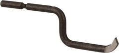 Noga - 3/8" Max Head Diam Deburring Blade - High Speed Steel, Right Handed Blade, Compatible with NogaGrip-1 Handle, for Hole Inner Surface - Exact Tool & Supply