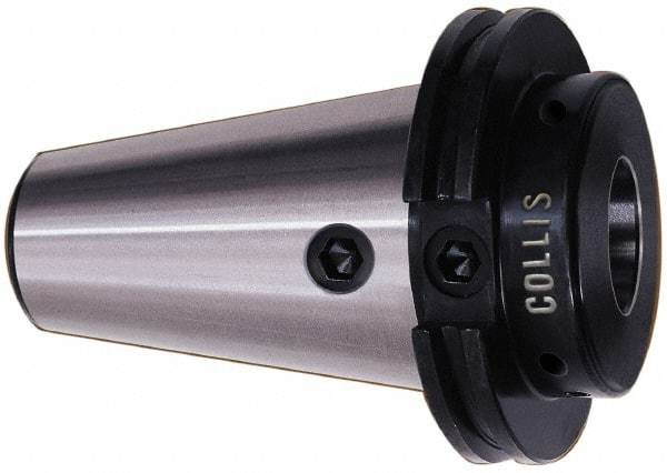 Collis Tool - CAT50 Taper Shank 5/8" Hole End Mill Holder/Adapter - 2-3/4" Nose Diam, 1-3/8" Projection, 1-8 Drawbar - Exact Tool & Supply