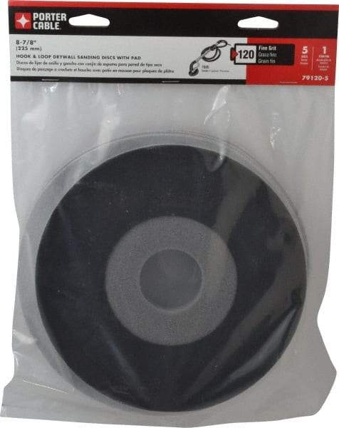 Porter-Cable - 120 Grit, Abrasive Disc Kit - Drywall Sanding Pad - Exact Tool & Supply