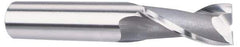 OSG - 19/32", 1-1/8" LOC, 1/2" Shank Diam, 3-1/8" OAL, 2 Flute, Vanadium High Speed Steel Square End Mill - Single End, TiCN Finish, Spiral Flute, 30° Helix, Centercutting, Right Hand Cut, Right Hand Flute, Series 573 - Exact Tool & Supply