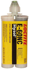 Loctite - 200 mL Cartridge Two Part Epoxy - 60 min Working Time, 3,110 psi Shear Strength, Series E-60NC - Exact Tool & Supply