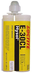 Loctite - 200 mL Cartridge Two Part Epoxy - 30 min Working Time, 4,270 psi Shear Strength, Series E-30CL - Exact Tool & Supply