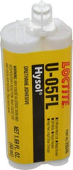 Loctite - 50 mL Cartridge Two Part Urethane Adhesive - 5 min Working Time, 3,110 psi Shear Strength, Series U-05FL - Exact Tool & Supply