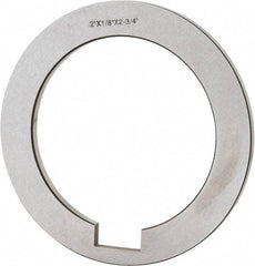 Interstate - 2" ID x 2-3/4" OD, Alloy Steel Machine Tool Arbor Spacer - 1/8" Thick - Exact Tool & Supply