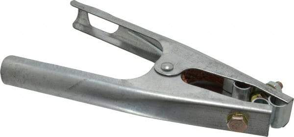 Value Collection - 2 Inch Jaw Opening, 1-3/4 Inch Jaw Depth, 300 Amp Rating, Steel Welding Ground Clamp - 8-1/2 Inch Long - Exact Tool & Supply