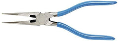 Stanley - 8" OAL, Long Nose Side Cutting Pliers - Standard Head - Exact Tool & Supply