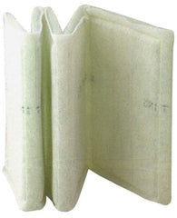 PrecisionAire - 12" Noml Height x 24" Noml Width x 1-3/4" Noml Depth, <20% Capture Efficiency, Panel Air Filter - MERV 5, Polyester, Integrated Galvanized Wire Frame - Exact Tool & Supply