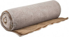 Made in USA - 30' Long x 40" Wide x 1" Thick, Paper Paint Booth Air Filter Media Roll - 98% Arrestance Efficiency, 98% Capture Efficiency, 200 Max FPM, 180°F Max, 12" Roll Diam, Expanded Paper & Polyester Stiched Together, Use with Room Air Conditioners - Exact Tool & Supply