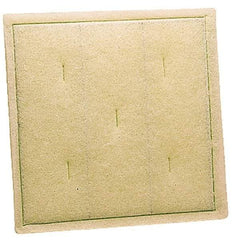 PrecisionAire - 20" Noml Height x 20" Noml Width x 1" Noml Depth, <20% Capture Efficiency, Panel Air Filter - MERV 5, Polyester, Integrated Galvanized Wire Frame - Exact Tool & Supply