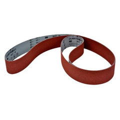 3M Cubitron II Cloth Belt 981F 3 × 132″ 36+ YF-weight Film-lok - Exact Tool & Supply