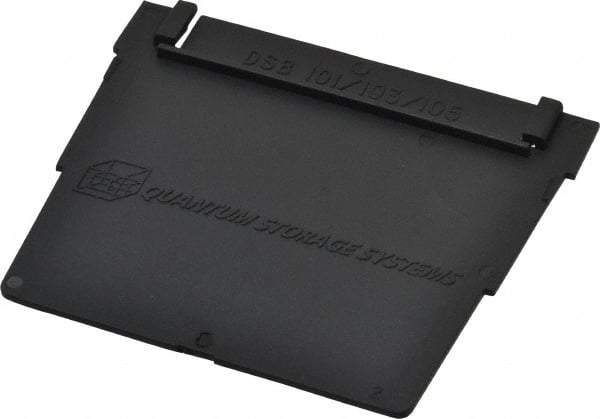 Quantum Storage - 4.1" Wide x 4" High, Black Bin Divider - Use with Quantum Storage Systems - QSB 101CON, QSB 103CON, QSB 105CON - Exact Tool & Supply