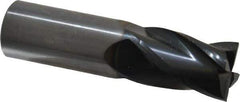OSG - 1", 1-1/2" LOC, 1" Shank Diam, 4" OAL, 4 Flute, Solid Carbide Square End Mill - Single End, TiAlN Finish, Spiral Flute, 30° Helix, Centercutting, Right Hand Cut, Right Hand Flute, Series 404 - Exact Tool & Supply