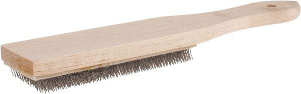 Lutz - 8-1/2" Long Abrasive File Card - Wood Handle - Exact Tool & Supply