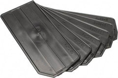 Quantum Storage - 16-1/2" Wide x 5" High, Black Bin Divider - Use with Quantum Storage Systems - QUS 245 - Exact Tool & Supply