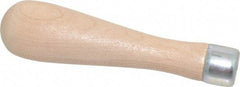 Lutz - 3-1/2" Long x 7/8" Diam File Handle - For Use with 4" Files - Exact Tool & Supply