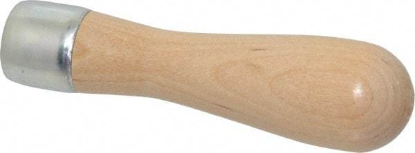 Lutz - 4-1/2" Long x 1-1/4" Diam File Handle - For Use with 8" Files - Exact Tool & Supply