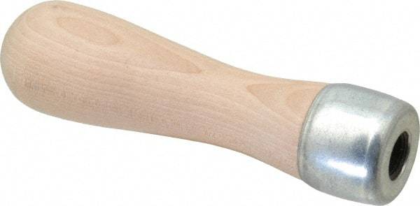 Lutz - 5" Long x 1-3/8" Diam File Handle - For Use with 14" Files - Exact Tool & Supply
