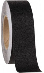 NMC - Black Solid Color Anti-Slip Vinyl Tape - 6" Wide x 60' Long x 0.02" Thick, General Traffic - Exact Tool & Supply